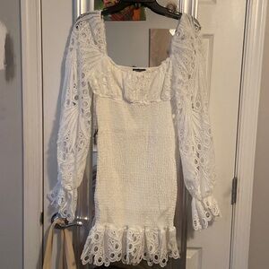 Pretty Little Thing White Shired Dress
